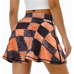 Women's Tennis Golf Skirts Cow Print